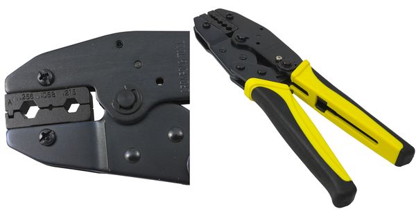 A coaxial crimp tool for L195, RG58, RG59, RG62, RG174 & RG179