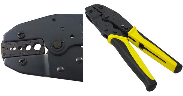 A coaxial crimp tool for L195, RG58, RG59, RG62, RG174, RG179 & RG316