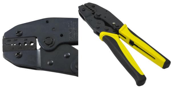A coaxial crimp tool for RG174, RG178, RG179 & RG316