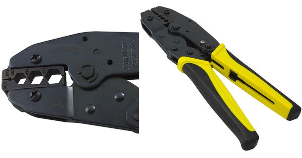 A coaxial crimp tool for F Type, RG6, RG59, CT100 & CT125