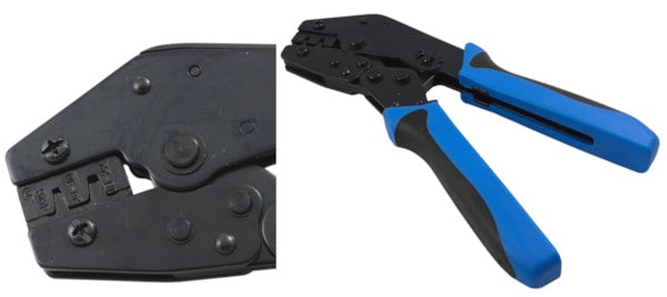 A crimp tool for d-type pins and contacts 18-30AWG