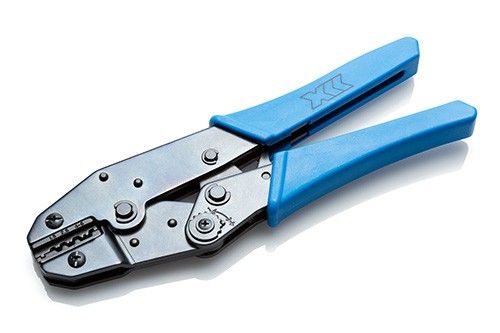 An uninsulated terminal crimp tool for 0.5mm²-6.0mm² terminals